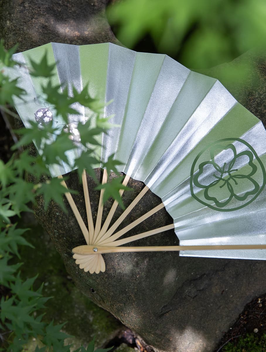 桃州流紋入り扇子