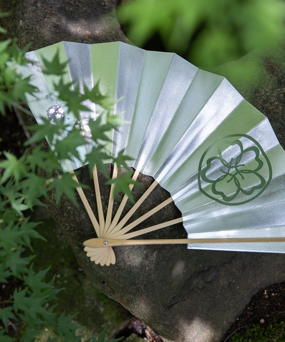 桃宗流紋入り扇子